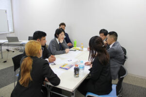 目標発表会の様子