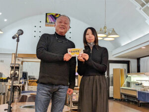 金森さん社長賞最優秀賞